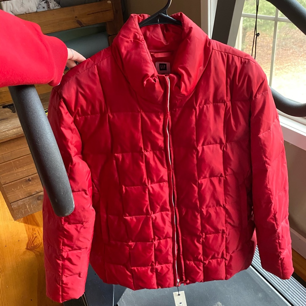 Red Puffer Coat